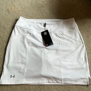 White Under Armour Golf Skirt